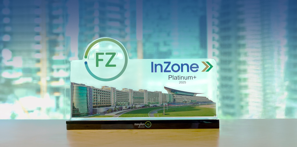 Meydan Free Zone Platinum+ 2025 Award